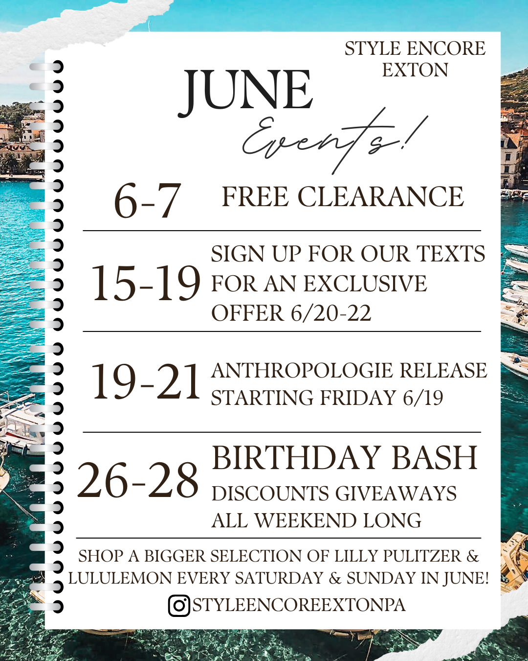 se june events